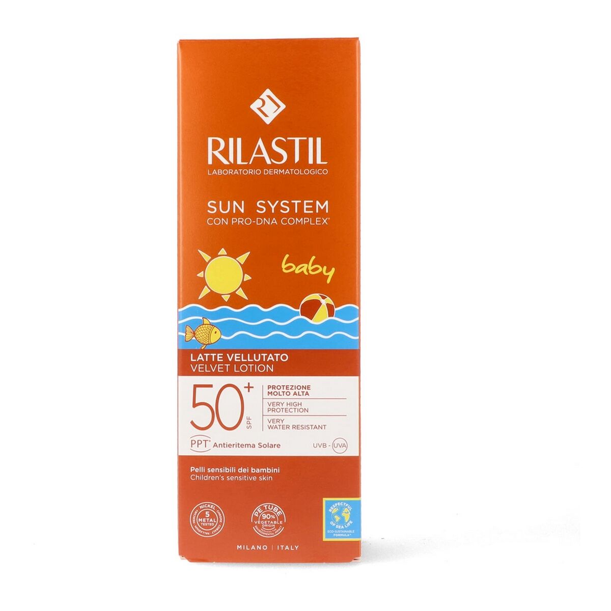 Sun Milk for Children Rilastil Sun System Baby Spf 50+ 200 ml